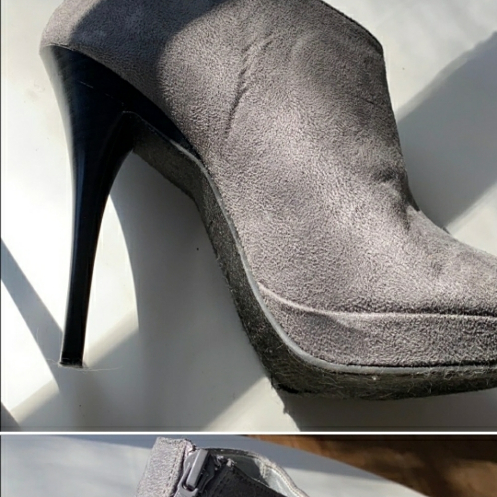 Michael antonio suede boot heels size 7
